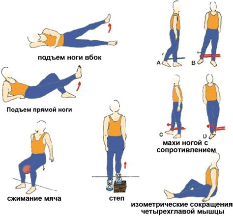 Специальные упражнения для укрепления коленных суставов