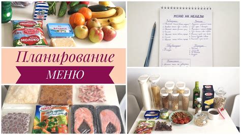 Список необходимых продуктов: