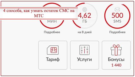 Способ 3: Остаток на МТС через СМС