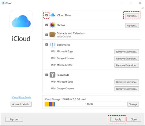 Способ 6: Подключение к iCloud Drive