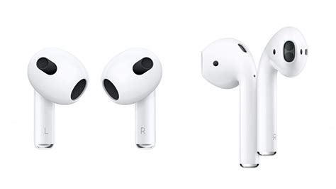 Сравнение поколений AirPods