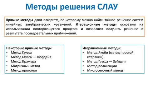 Сравнение эффективности различных методов