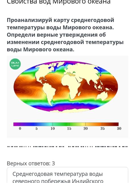 Среднегодовая температура воды