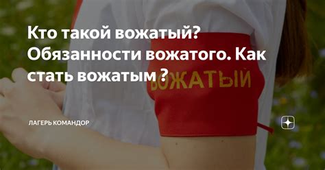 Стать вожатым: 7 веских причин, почему это стоит делать