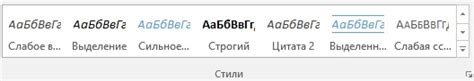 Стили форматирования текста в Microsoft Word