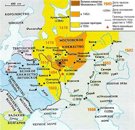 Стратегические решения Ивана III, приведшие к увеличению территории страны