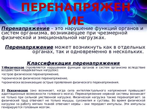 Стресс и перенапряжение нервной системы