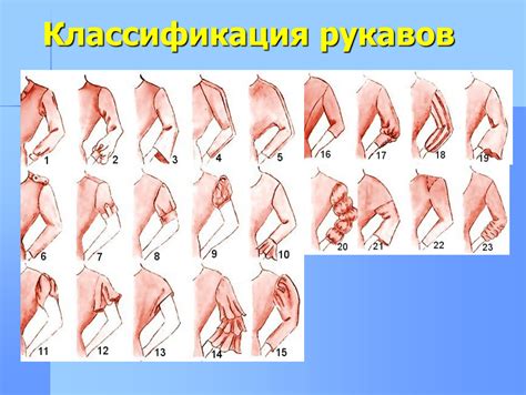 Строение и форма рукава