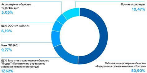 Структура акционерного капитала Селигдар