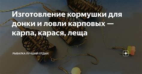 Существенные моменты в связке донки и кормушки