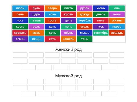 Существительные, оканчивающиеся на гласные