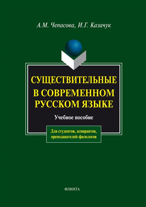 Существительные в современном русском языке: особенности