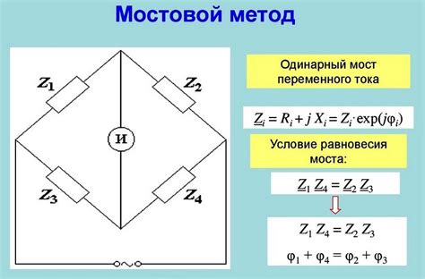 Схема моста Уитстона