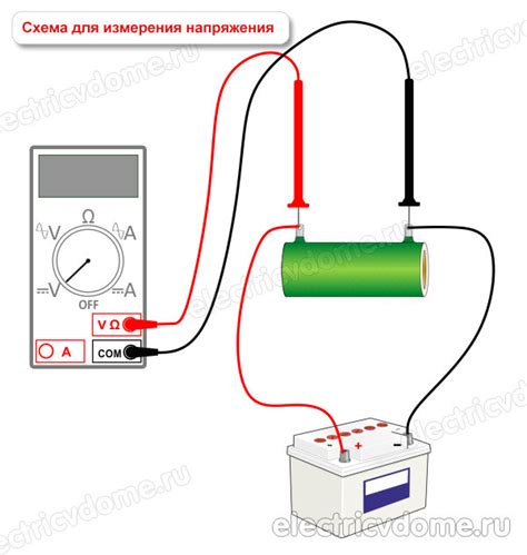 Схема подключения мультиметра