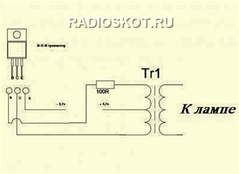 Схема проверки транзистора STP4NK60Z