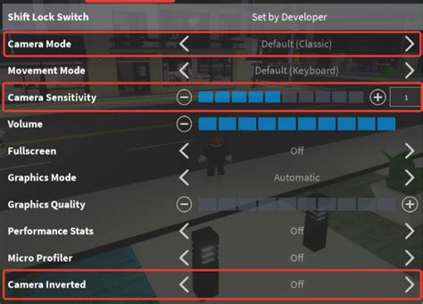 Тайны настройки камеры в Роблокс