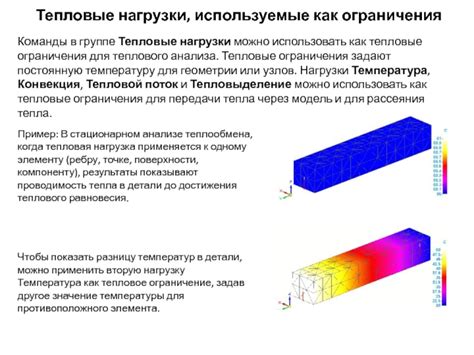 Тепловые ограничения