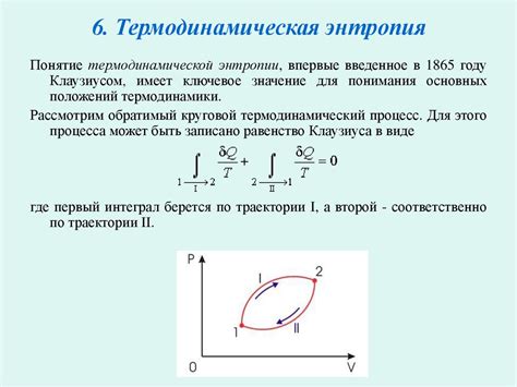 Термодинамическая энтропия