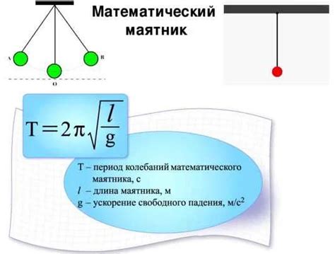 Тестирование работы маятника