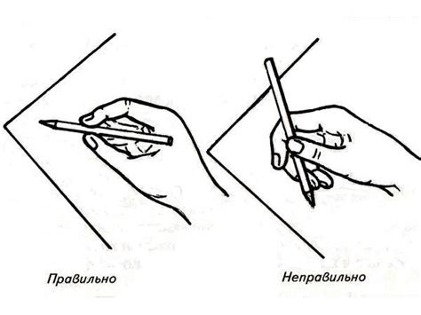 Техника держания карандаша при рисовании