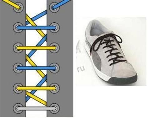 Техника завязывания шнурков в стиле "Оксфорд"