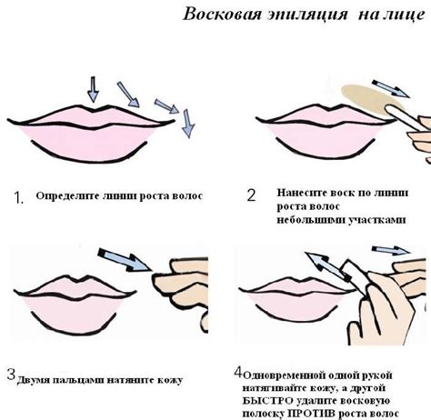 Техника нанесения воска на кожу