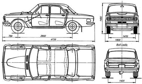 Технические характеристики автомобиля Газ 24 Волга