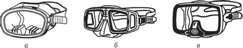 Типы масок для плавания