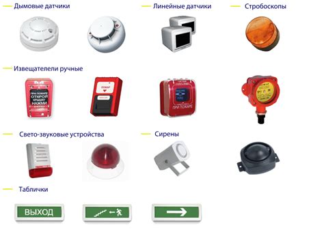 Типы пожарных датчиков индикации