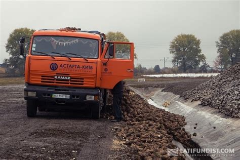 Транспортировка сырья на завод