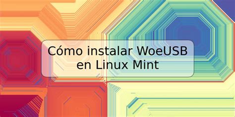 Требования для установки woeusb на Linux Mint