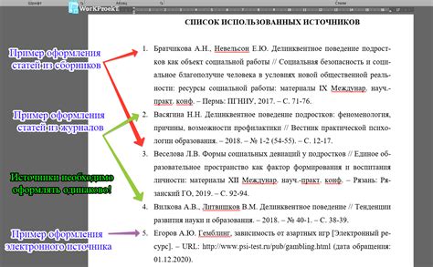 Требования к оформлению списка литературы РБК