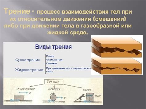 Трение и инерция