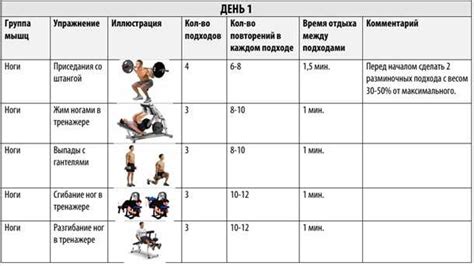 Тренировочный план для развития моторики