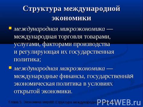 Угроза для международной экономики