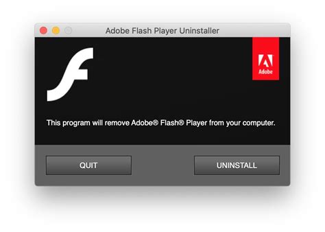 Удаление Adobe Flash Player на Mac OS