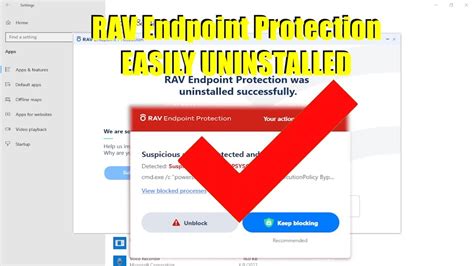 Удаление Rav Endpoint Protection: пошаговая инструкция