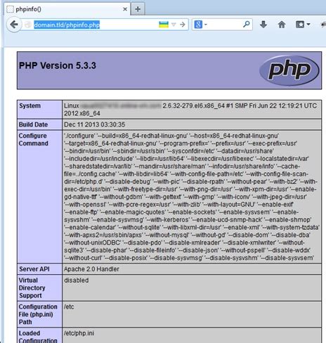 Узнайте версию PHP на сервере через код