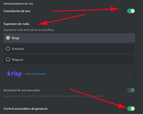 Улучшение качества звука микрофона в Discord