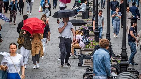 Умеренный ветер в Москве