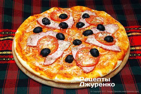 Уникальная ваза пиццы с мясом