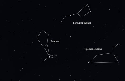 Уникальные объекты Созвездия Волопас