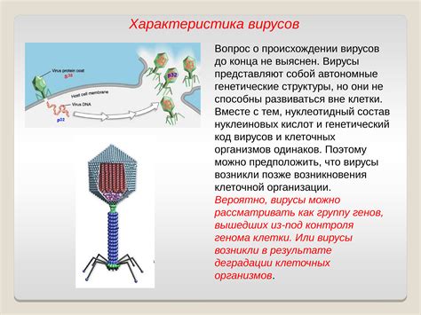 Уникальные особенности вирусов