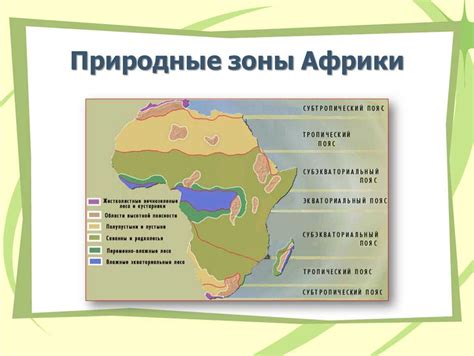 Уникальные природные особенности северной части Африки