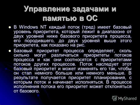 Управление памятью и задачами