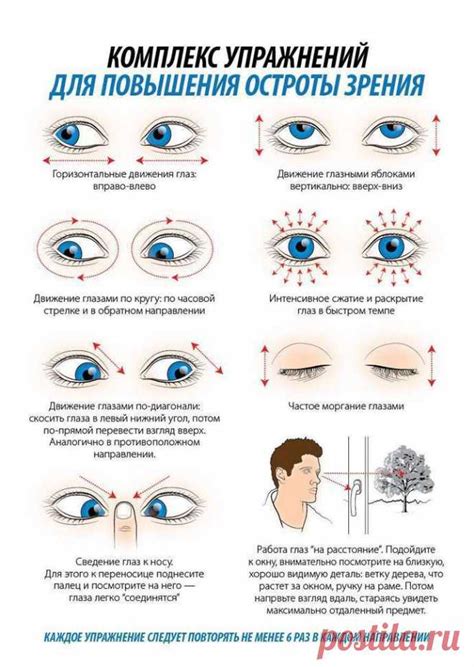 Упражнения для улучшения зрения