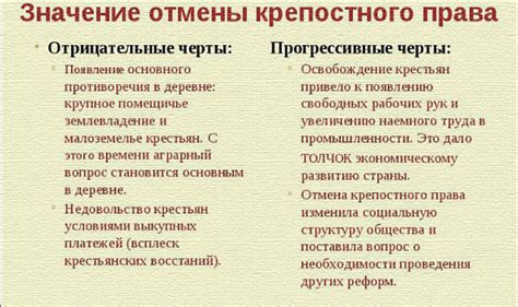 Урбанизационные последствия отмены крепостного права