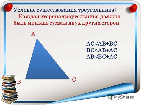 Условия для существования треугольника