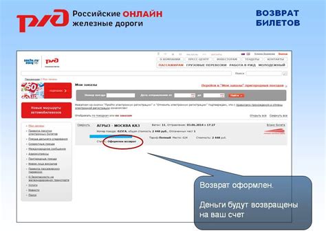 Условия обмена билетов на поезд