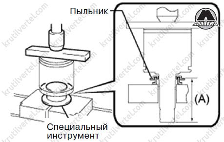 Установите новый распредвал, используя специальный инструмент